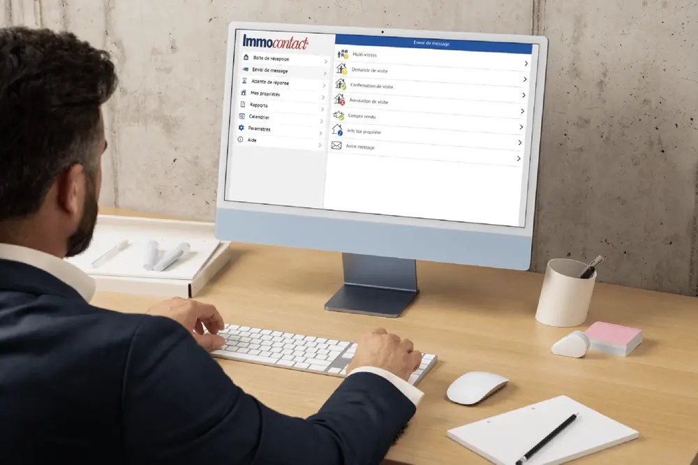 Immocontact interface centre d'appels
